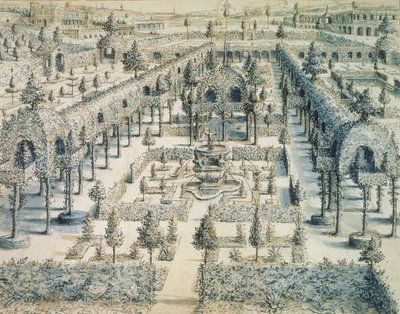 Design for an Ornamental Garden, 1576 by Hans or Jan Vredeman de Vries